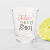 おもしろいクリスマス祭り ショットグラス (裏面)