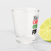 おもしろいクリスマス祭り ショットグラス (左)