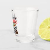 おもしろいクリスマス祭り ショットグラス (右)