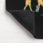 おもしろいクリスマス私はクリスマスの服を行っていない マウスパッド (コーナー)