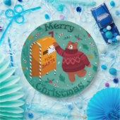 おもしろいクリスマス紙プレート ペーパープレート (パーティー)