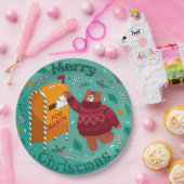 おもしろいクリスマス紙プレート ペーパープレート (パーティー)