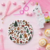 おもしろいクリスマス紙プレート ペーパープレート (パーティー)