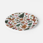 おもしろいクリスマス紙プレート ペーパープレート (アングル)