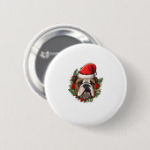 おもしろいクリスマス英語 缶バッジ (正面&裏面)