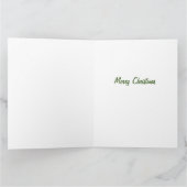 おもしろいクリスマス詩かわいいトナカイ カード (内部)