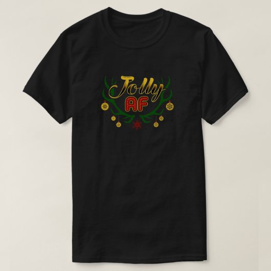おもしろいクリスマス顔マスク4 Tシャツ (デザイン正面)