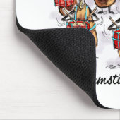 おもしろいクリスマス12ドラムスティックドラミングギフト&ティー マウスパッド (コーナー)