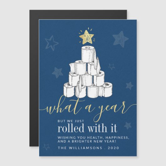 おもしろいクリスマス2020ホリデーカード (正面/裏面)