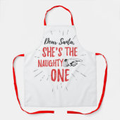 おもしろいクリスマス2020親愛サンタ エプロン (正面)