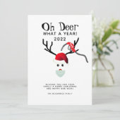 おもしろいクリスマス2022ガスミームトナカイ家族 シーズンカード (スタンド正面)