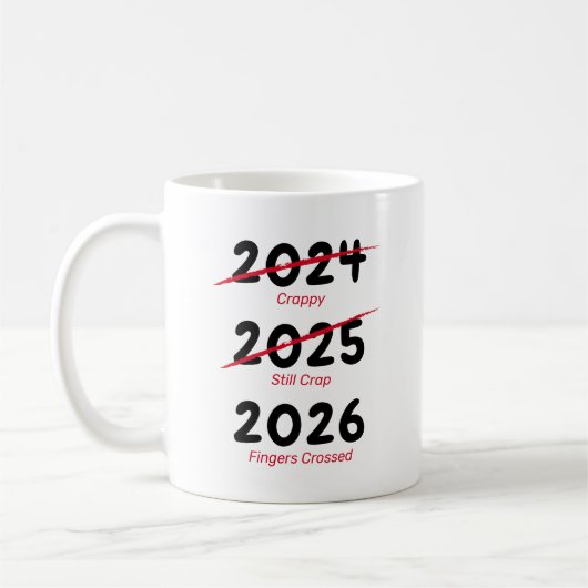 おもしろいクリスマス2022 コーヒーマグカップ (左)