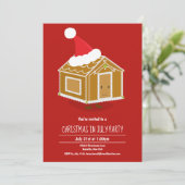 おもしろいクリスマス7月パーティの招待状 招待状 (スタンド正面)