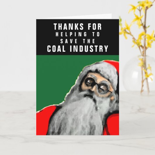 おもしろいクリスマス カード (黄色い花)