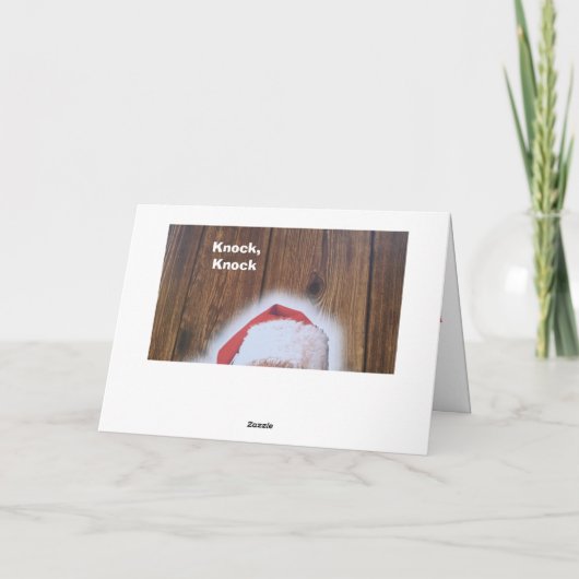 おもしろいクリスマス シーズンカード (裏面)