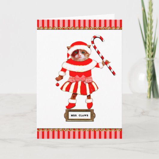 おもしろいクリスマス シーズンカード (正面)