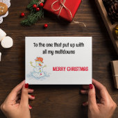 おもしろいクリスマス シーズンカード