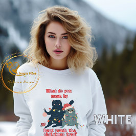 おもしろいクリスマス スウェットシャツ