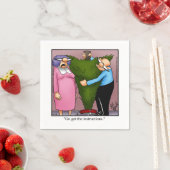 おもしろいクリスマス スタンダードカクテルナプキン (インサイチュ)