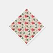 おもしろいクリスマス スタンダードカクテルナプキン (角)