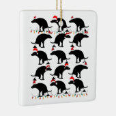 おもしろいクリスマス セラミックオーナメント (右)