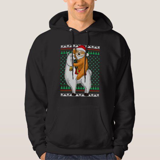 おもしろいクリスマス パーカ (正面)