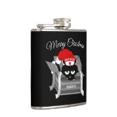 おもしろいクリスマス フラスク (右)