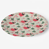 おもしろいクリスマス ペーパープレート (アングル)