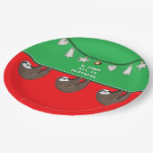 おもしろいクリスマス ペーパープレート (アングル)