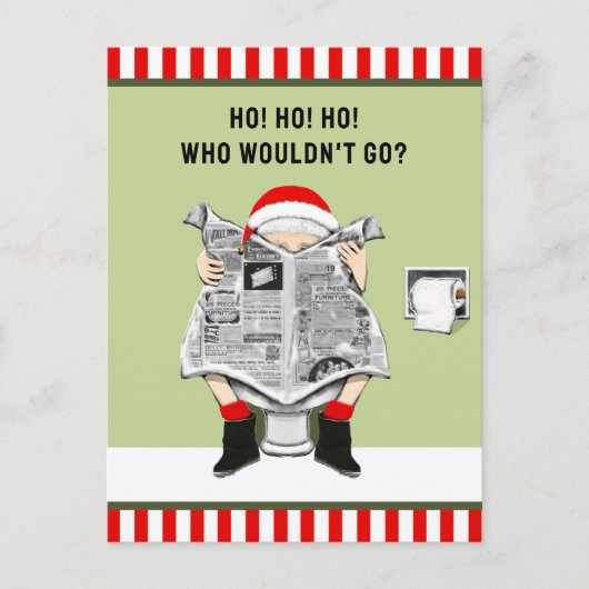 おもしろいクリスマス ポストカード (正面)
