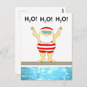 おもしろいクリスマス ポストカード (正面/裏面)