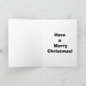 おもしろいクリスマス・ユーモア・グリーティング・カード「斑点」 シーズンカード (内部)