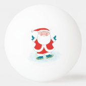 おもしろいクリスマス 卓球ボール (裏面)