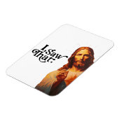 おもしろいクリスマス、私はイエスを見た、私は見た マグネット (左側)