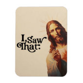 おもしろいクリスマス、私はイエスを見た、私は見た マグネット (縦)