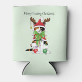 おもしろいクリスマス 缶クーラー (正面)