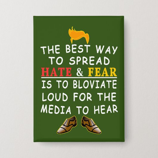 おもしろいクリスマスBS最高のを広げる方法を切り詰める 缶バッジ (正面)