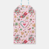 おもしろいクリスマスCookieとキャンディ ギフトタグ (裏面)