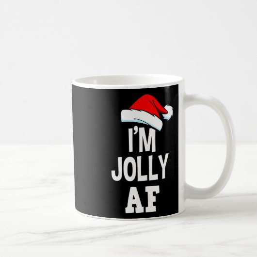 おもしろいクリスマスI'A Tee Cute Santa Men Wo コーヒーマグカップ (右)