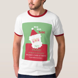 おもしろいクリスマスNo Hugs醜いセーター Tシャツ