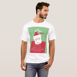 おもしろいクリスマスNo Hugs醜いセーター Tシャツ