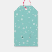 おもしろいクリスマスsharkGiftラベル ギフトタグ (裏面)