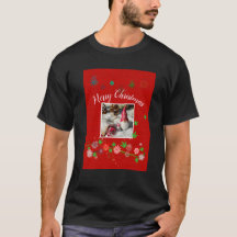 おもしろいクリスマスTシャツ赤格言小妖精や小人サンタクロース