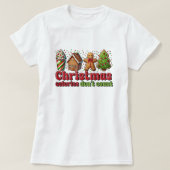 おもしろいクリスマスTシャツ Tシャツ (デザイン正面)