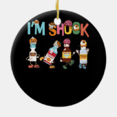 おもしろいクリスマスTee Crna Pacu ER ED ICU Critical C セラミックオーナメント (裏面)