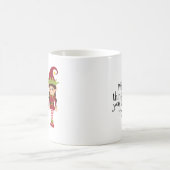 おもしろいクリスマスTouchマイ小妖精や小人ホリデイ コーヒーマグカップ (中央)