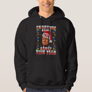 おもしろいクリスマ来スト早期の有権者 パーカ
