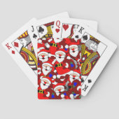 おもしろいクリスモダンお洒落サンタ トランプ (裏面)