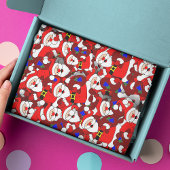 おもしろいクリスモダンお洒落サンタ 薄葉紙