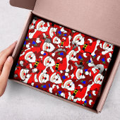 おもしろいクリスモダンお洒落サンタ 薄葉紙